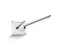 Pyramid Shaped Silver Nose Stud NSKA-351